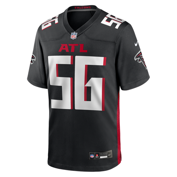 Atlanta Falcons Keith Brooking Black Game Retired Player Jersey