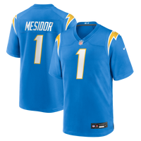Akheem Mesidor Los Angeles Chargers Football Jersey, Blue Sportswear Jersey Shirt, Lightweight Breathable Athletic Jersey, Casual Gift for Men