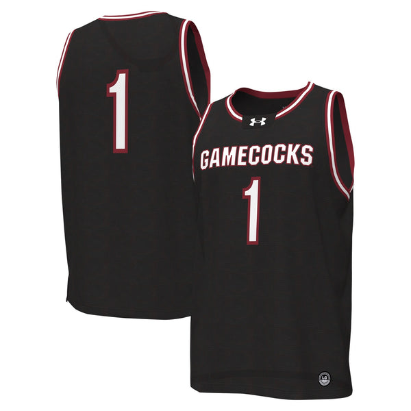 #1 Black South Carolina Gamecocks Replica Basketball Jersey