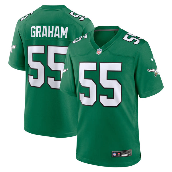 Philadelphia Eagles Brandon Graham Kelly Green Alternate Game Jersey