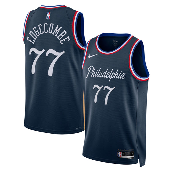 Philadelphia 76ers 2025/26 City Edition Swingman Jersey - Navy - VJ Edgecombe