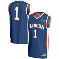 Florida Gators Basketball Jersey, Royal Sportswear Jersey Shirt, Sleeveless Athletic Tank Jersey, Casual Gift for Men, Style 200845017