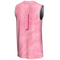 Marshall Thundering Herd Basketball Jersey, Pink Fashion Sportswear Jersey Shirt, Sleeveless Athletic Tank Jersey, Casual Gift for Men