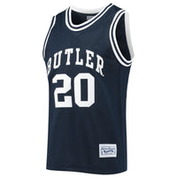 Butler Bulldogs Commemorative Classic Basketball Jersey, Navy Sportswear Jersey Shirt, Sleeveless Athletic Tank Jersey, Casual Gift for Men
