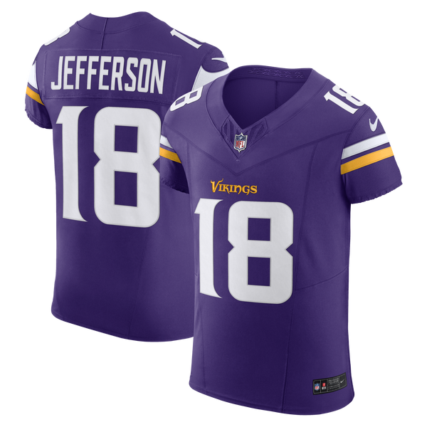 Minnesota Vikings Justin Jefferson Purple Team Elite Jersey