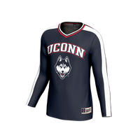 UConn Huskies Volleyball Jersey, Navy Sportswear Jersey Shirt, Lightweight Breathable Athletic Jersey, Casual Gift for Men, Style 203494797