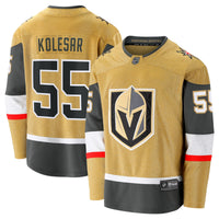 Keegan Kolesar Vegas Golden Knights Hockey Jersey, Gold Sportswear Jersey Shirt, Long Sleeve Hockey Sweater Jersey, Casual Gift for Men