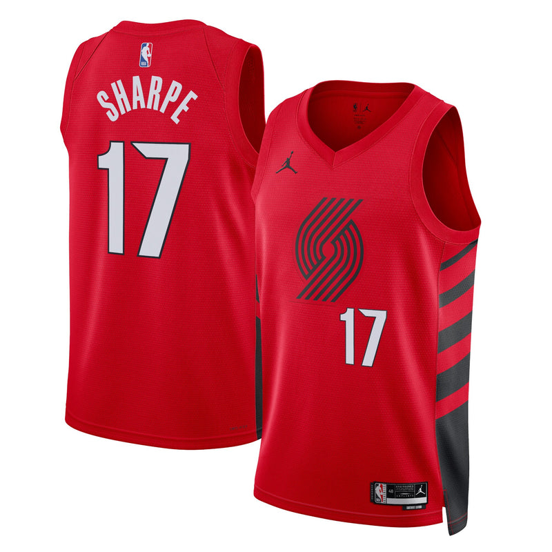 Shaedon Sharpe Portland Trail Blazers Basketball Jersey, Red Sportswear Jersey Shirt, Sleeveless Athletic Tank Jersey, Casual Gift for Men