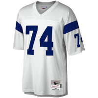 Merlin Olsen Los Angeles Rams Football Jersey, White Sportswear Jersey Shirt, Lightweight Breathable Athletic Jersey, Casual Gift for Men