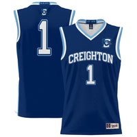 Creighton Bluejays Basketball Jersey, Blue Sportswear Jersey Shirt, Sleeveless Athletic Tank Jersey, Casual Gift for Men, Style 200845027