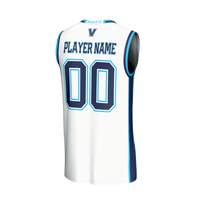 Villanova Wildcats Basketball Jersey, White Fashion Lightweight Sportswear Jersey Shirt, Sleeveless Athletic Tank Jersey, Casual Gift for Men
