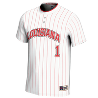 Louisiana Ragin' Cajuns Softball Jersey, White Lightweight Sportswear Jersey Shirt, Lightweight Breathable Athletic Jersey, Casual Gift for Men