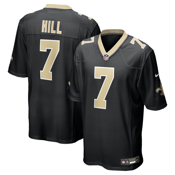 New Orleans Saints Taysom Hill Black Game Jersey