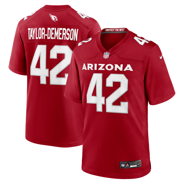 Arizona Cardinals Dadrion Taylor-Demerson Cardinal Team Game Jersey