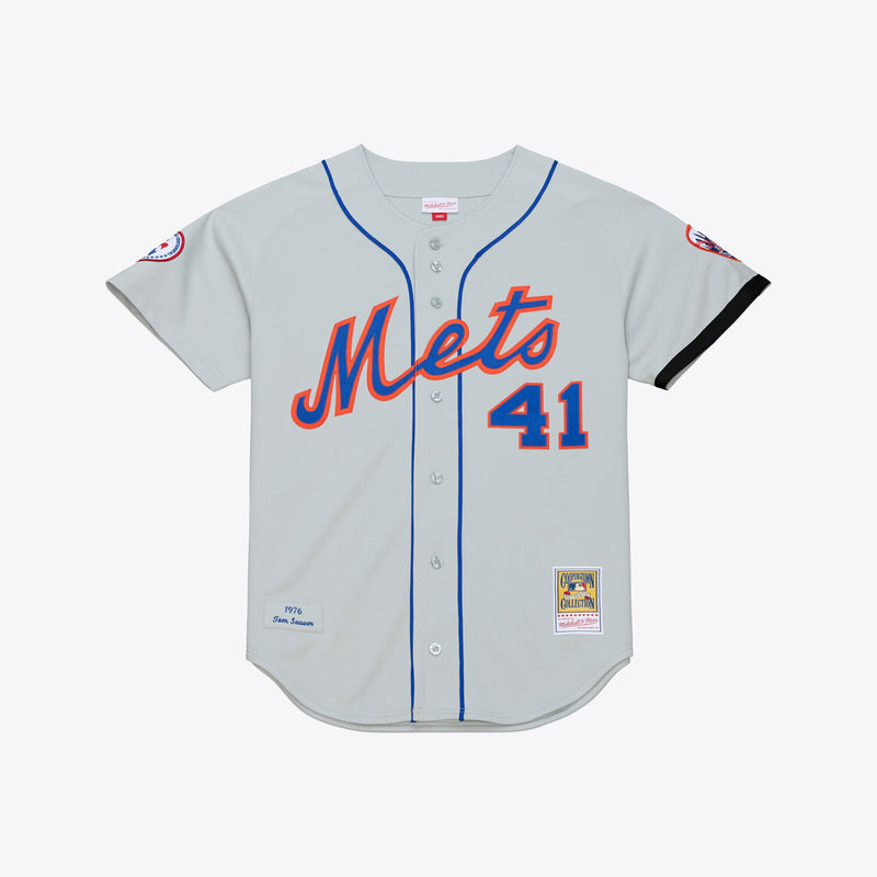 Tom Seaver New York Mets Baseball Jersey, Gray Authentic Sportswear Jersey Shirt, Lightweight Breathable Athletic Jersey, Casual Gift for Men