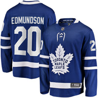 Joel Edmundson Toronto Maple Leafs Hockey Jersey, Blue Breakaway Sportswear Jersey Shirt, Long Sleeve Hockey Sweater Jersey, Casual Gift for Men
