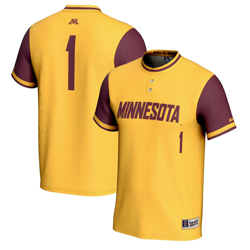 Minnesota Golden Gophers Softball Jersey, Sportswear Jersey Shirt, Lightweight Breathable Athletic Jersey, Casual Gift for Men, Style 201180729