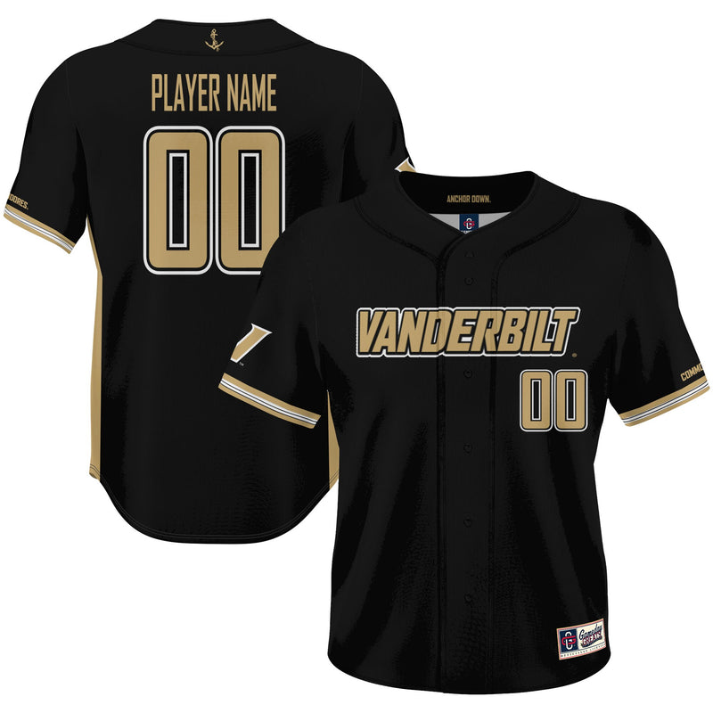 Vanderbilt Commodores Baseball Jersey, Sportswear Jersey Shirt, Lightweight Breathable Athletic Jersey, Casual Gift for Men, Style 200097233