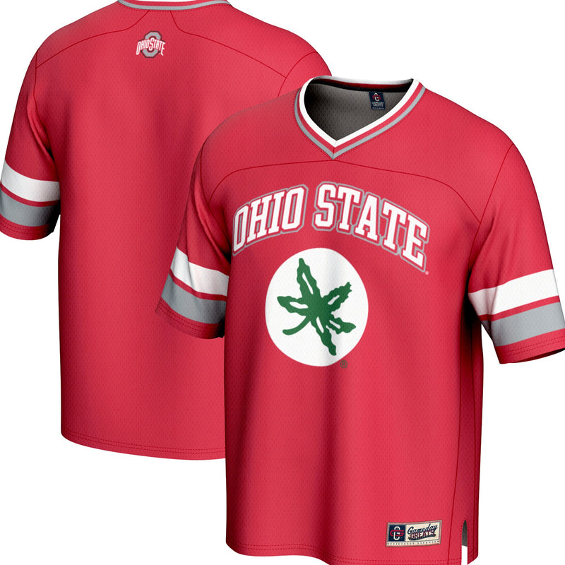 Ohio State Buckeyes Football Jersey, Sportswear Jersey Shirt, Lightweight Breathable Athletic Jersey, Casual Gift for Men, Style 202016058