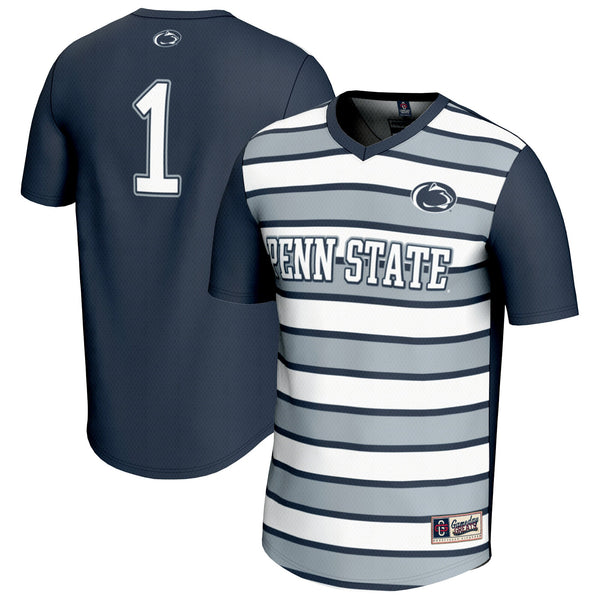 #1 Penn State Nittany Lions Lightweight Soccer Fashion Jersey - Navy