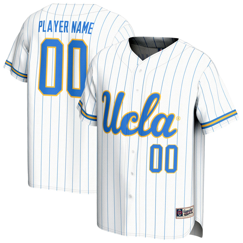 UCLA Bruins Softball Jersey, White Fashion Lightweight Sportswear Jersey Shirt, Lightweight Breathable Athletic Jersey, Casual Gift for Men