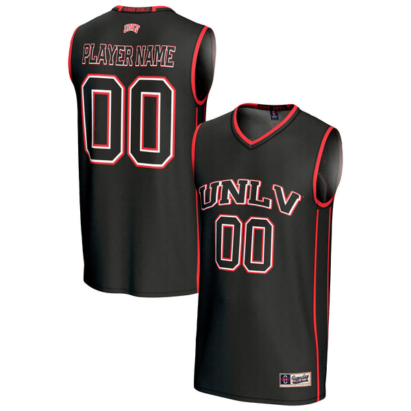 UNLV Rebels Basketball NIL Pick-A-Player Lightweight Basketball Fashion Jersey - Black