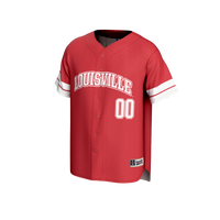 Louisville Cardinals Baseball Jersey, Red Sportswear Jersey Shirt, Lightweight Breathable Athletic Jersey, Casual Gift for Men, Style 202461700