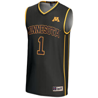 Minnesota Golden Gophers Basketball Jersey, Black Lightweight Sportswear Jersey Shirt, Sleeveless Athletic Tank Jersey, Casual Gift for Men