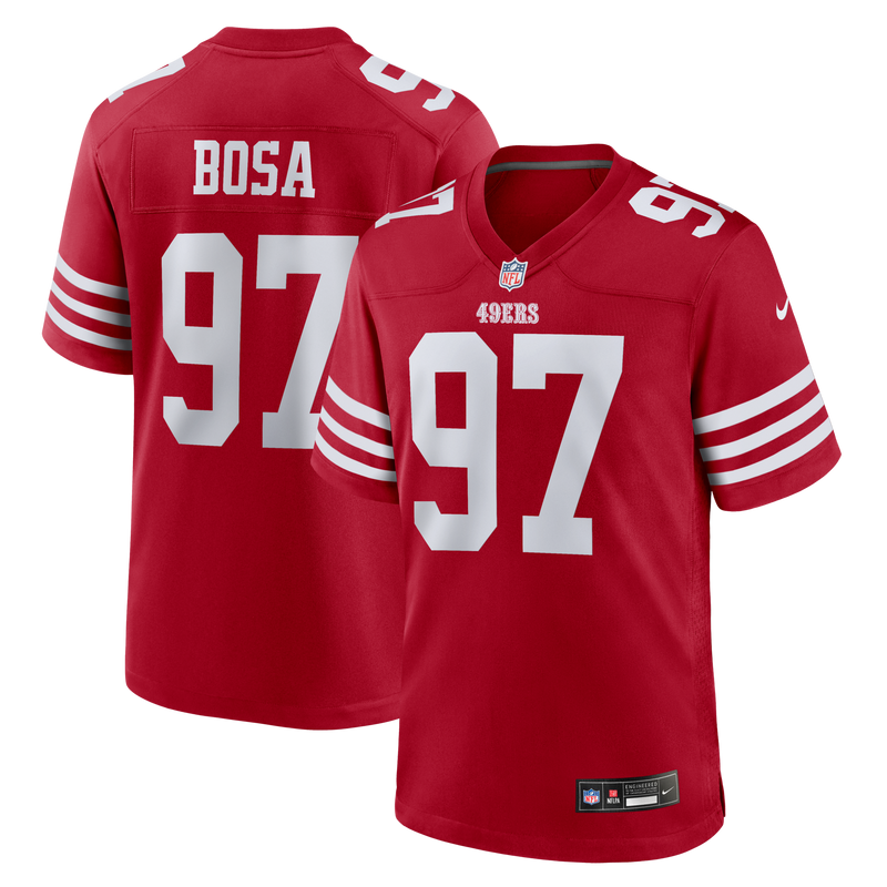 Nick Bosa San Francisco 49ers Football Jersey, Sportswear Jersey Shirt, Lightweight Athletic Jersey, Casual Gift for Men, Style 4825903