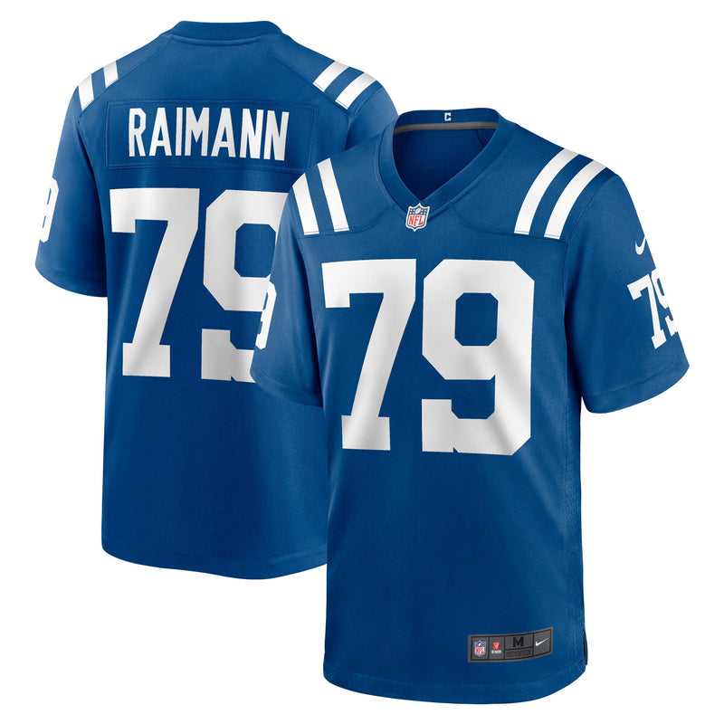 Bernhard Raimann Indianapolis Colts Football Jersey, Royal Sportswear Jersey Shirt, Lightweight Breathable Athletic Jersey, Casual Gift for Men