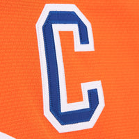Connor McDavid Edmonton Oilers Hockey Jersey, Orange Sportswear Jersey Shirt, Long Sleeve Hockey Sweater Jersey, Casual Gift for Men