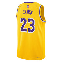 Lebron James Los Angeles Lakers Basketball Jersey, Gold Swingman Sportswear Jersey Shirt, Sleeveless Athletic Tank Jersey, Casual Gift for Men