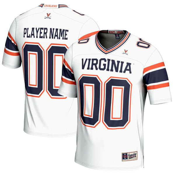 Virginia Cavaliers NIL Pick-A-Player Football Jersey - White