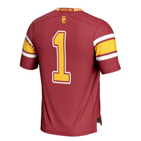 USC Trojans Football Jersey, Cardinal Sportswear Jersey Shirt, Lightweight Breathable Athletic Jersey, Casual Gift for Men, Style 200447742
