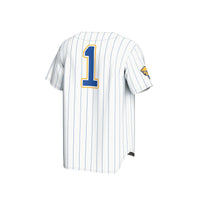Pitt Panthers Baseball Jersey, White Lightweight Sportswear Jersey Shirt, Lightweight Breathable Athletic Jersey, Casual Gift for Men