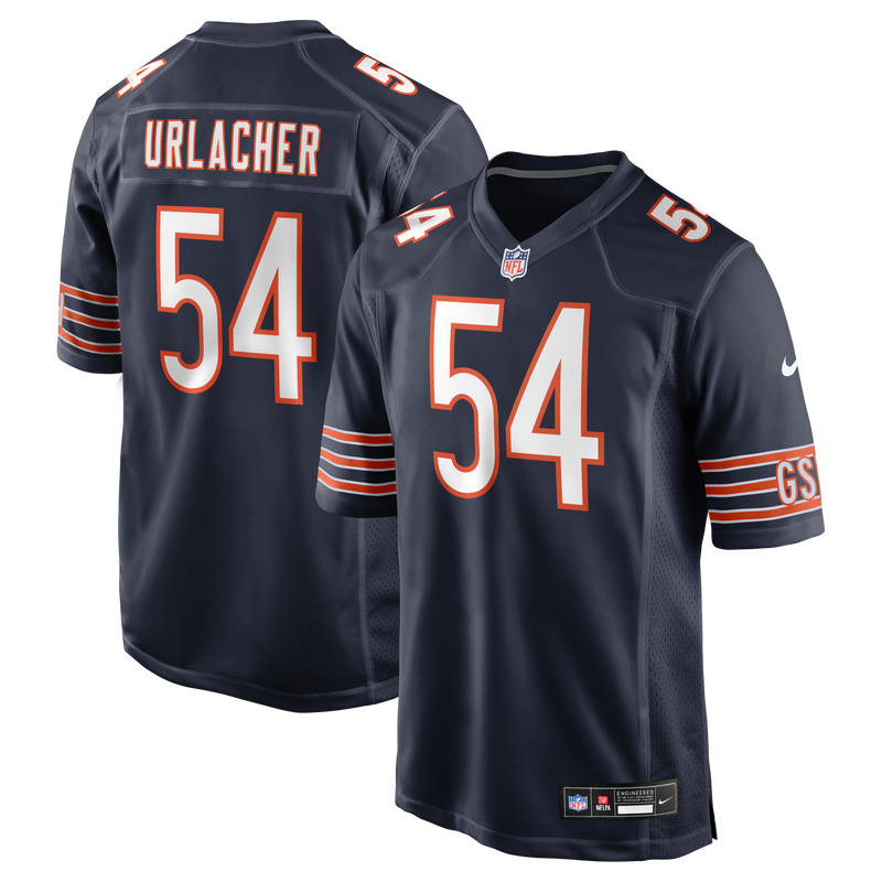 Brian Urlacher Chicago Bears Football Jersey, Navy Game Sportswear Jersey Shirt, Lightweight Breathable Athletic Jersey, Casual Gift for Men