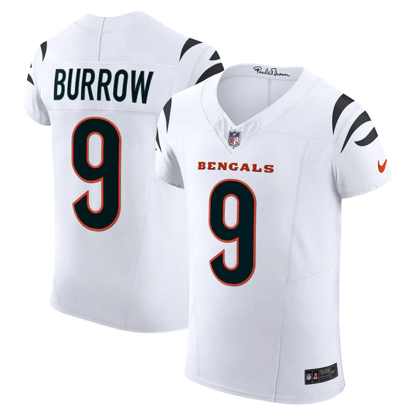 Cincinnati Bengals Joe Burrow White Elite Jersey