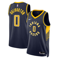 Tyrese Haliburton Indiana Pacers Basketball Jersey, Navy Swingman Sportswear Jersey Shirt, Sleeveless Athletic Tank Jersey, Casual Gift for Men
