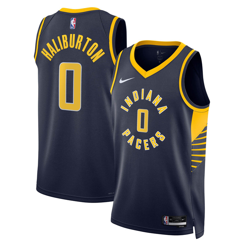 Tyrese Haliburton Indiana Pacers Basketball Jersey, Navy Swingman Sportswear Jersey Shirt, Sleeveless Athletic Tank Jersey, Casual Gift for Men