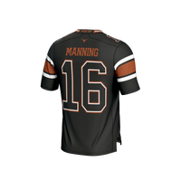Texas Longhorns Football Jersey, Black Fashion Sportswear Jersey Shirt, Lightweight Breathable Athletic Jersey, Casual Gift for Men