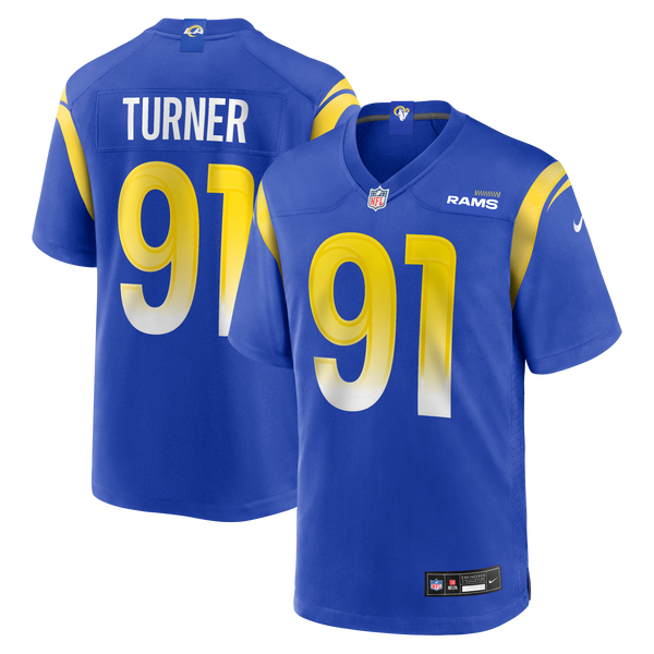 Los Angeles Rams Kobie Turner Royal Home Game Jersey