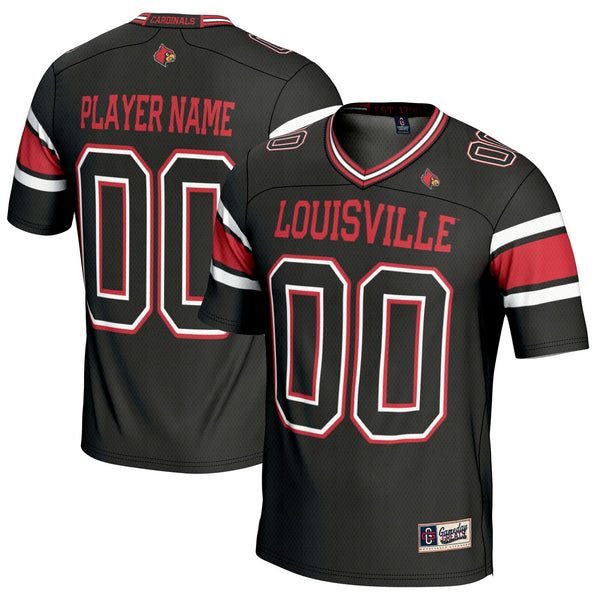 Louisville Cardinals NIL Pick-A-Player Football Jersey - Black