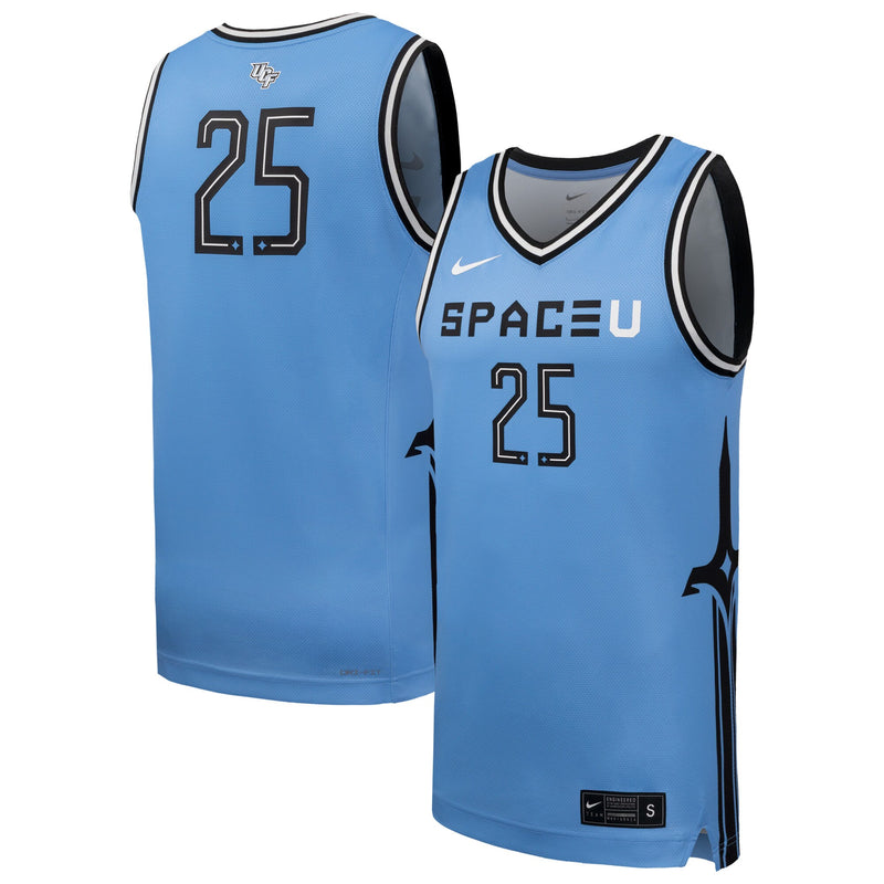 UCF Knights Basketball Jersey, Light Blue Replica Game Sportswear Jersey Shirt, Sleeveless Athletic Tank Jersey, Casual Gift for Men