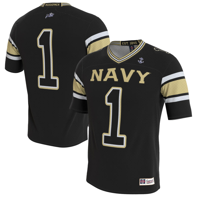 Navy Midshipmen Football Jersey, Fashion Sportswear Jersey Shirt, Lightweight Breathable Athletic Jersey, Casual Gift for Men, Style 204687787