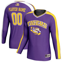 LSU Tigers Volleyball Jersey, Purple Sportswear Jersey Shirt, Lightweight Breathable Athletic Jersey, Casual Gift for Men, Style 203494828