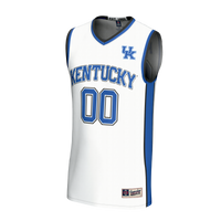 Kentucky Wildcats Basketball Jersey, White Fashion Lightweight Sportswear Jersey Shirt, Sleeveless Athletic Tank Jersey, Casual Gift for Men