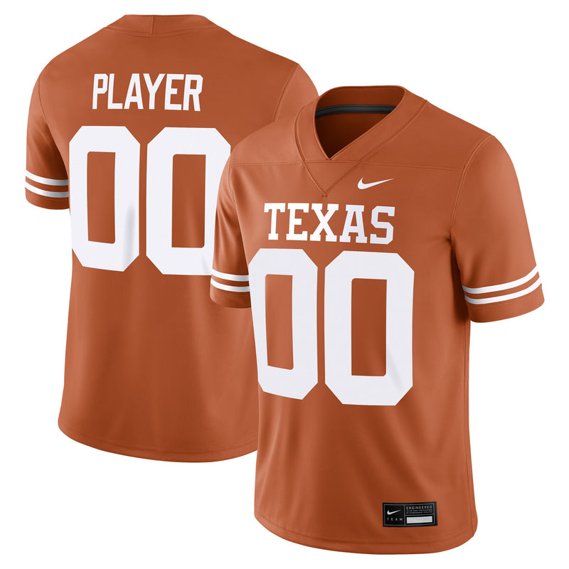 Texas Longhorns Football Jersey, Orange Sportswear Jersey Shirt, Lightweight Breathable Athletic Jersey, Casual Gift for Men, Style 201937763