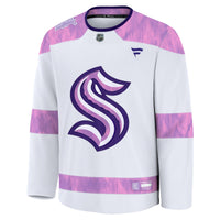 Seattle Kraken Hockey Jersey, White Sportswear Jersey Shirt, Long Sleeve Hockey Sweater Jersey, Casual Gift for Men, Style 202439774