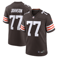 Zion Johnson Cleveland Browns Football Jersey, Brown Game Sportswear Jersey Shirt, Lightweight Breathable Athletic Jersey, Casual Gift for Men