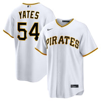 Kirby Yates Pittsburgh Pirates Baseball Jersey, White Sportswear Jersey Shirt, Lightweight Breathable Athletic Jersey, Casual Gift for Men